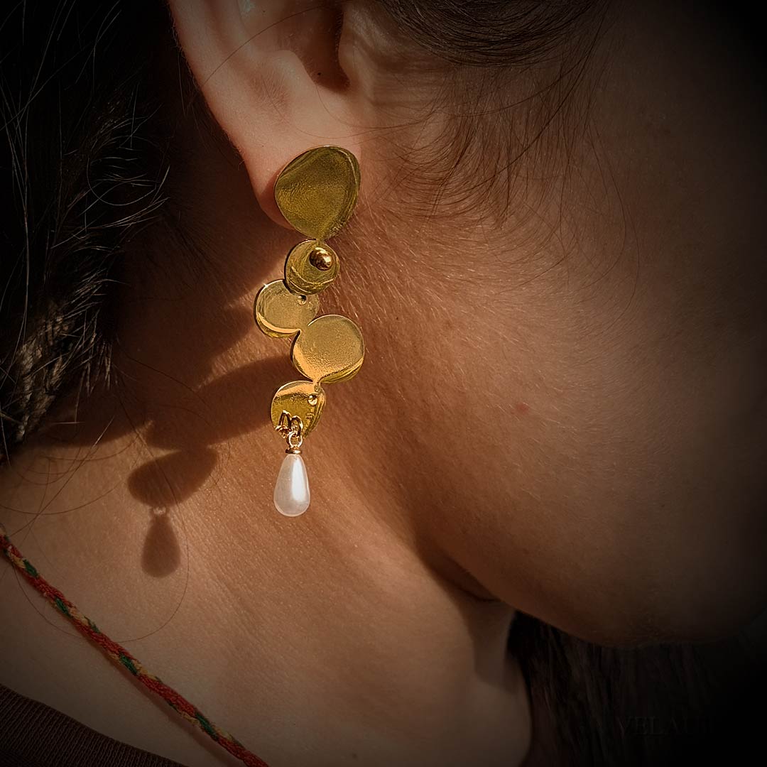 Aurelia Pearl Drop Earrings