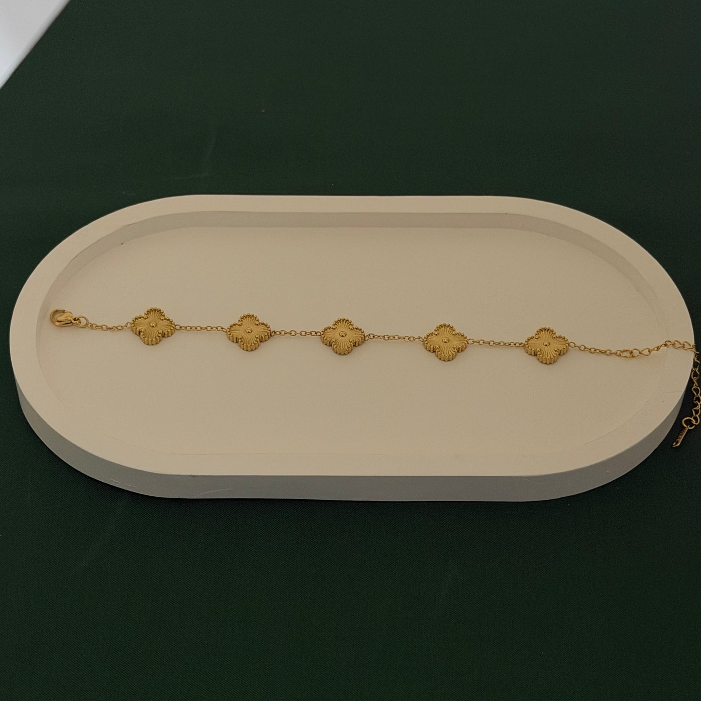 Golden Bloom Charm Bracelet