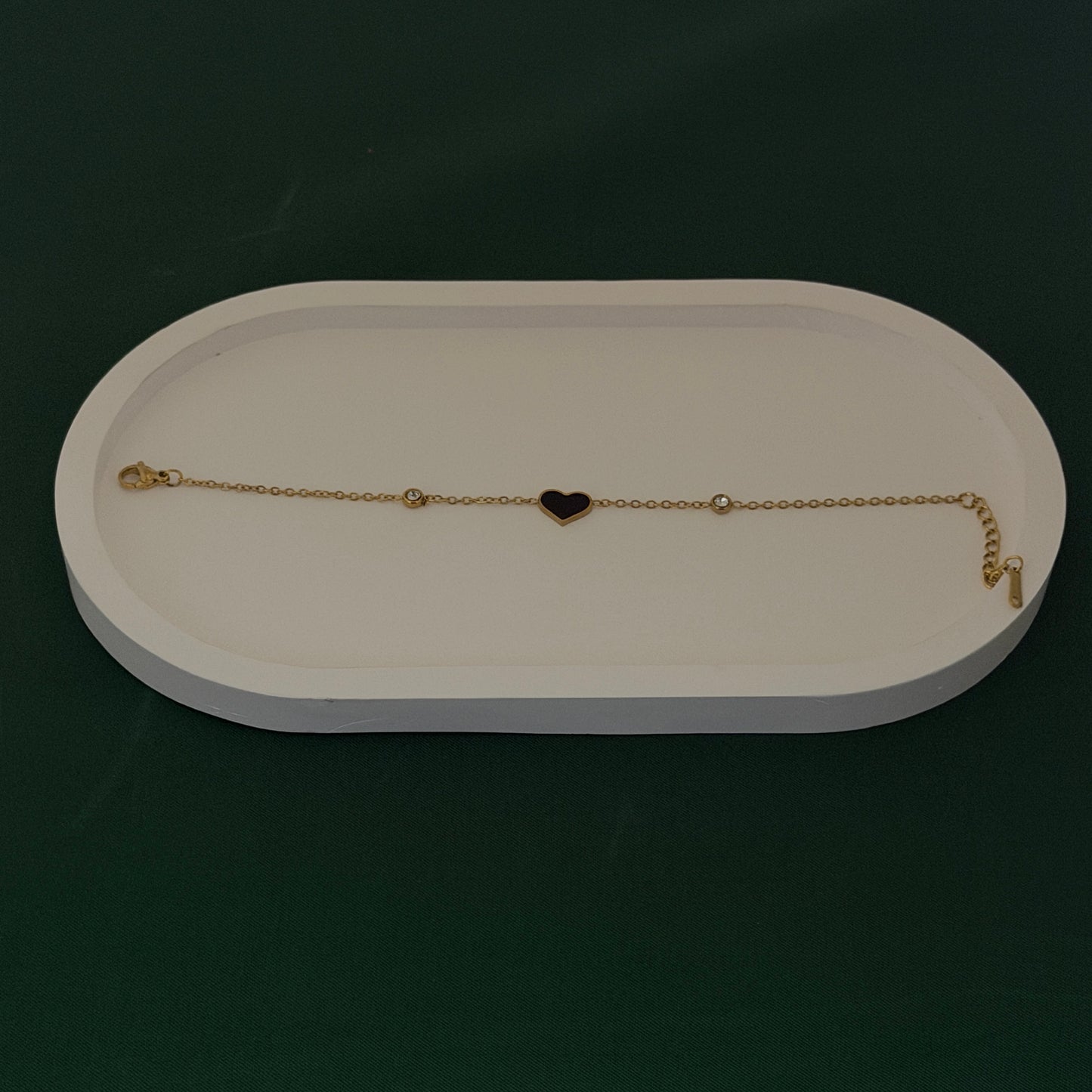 Midnight Heart Grace Bracelet