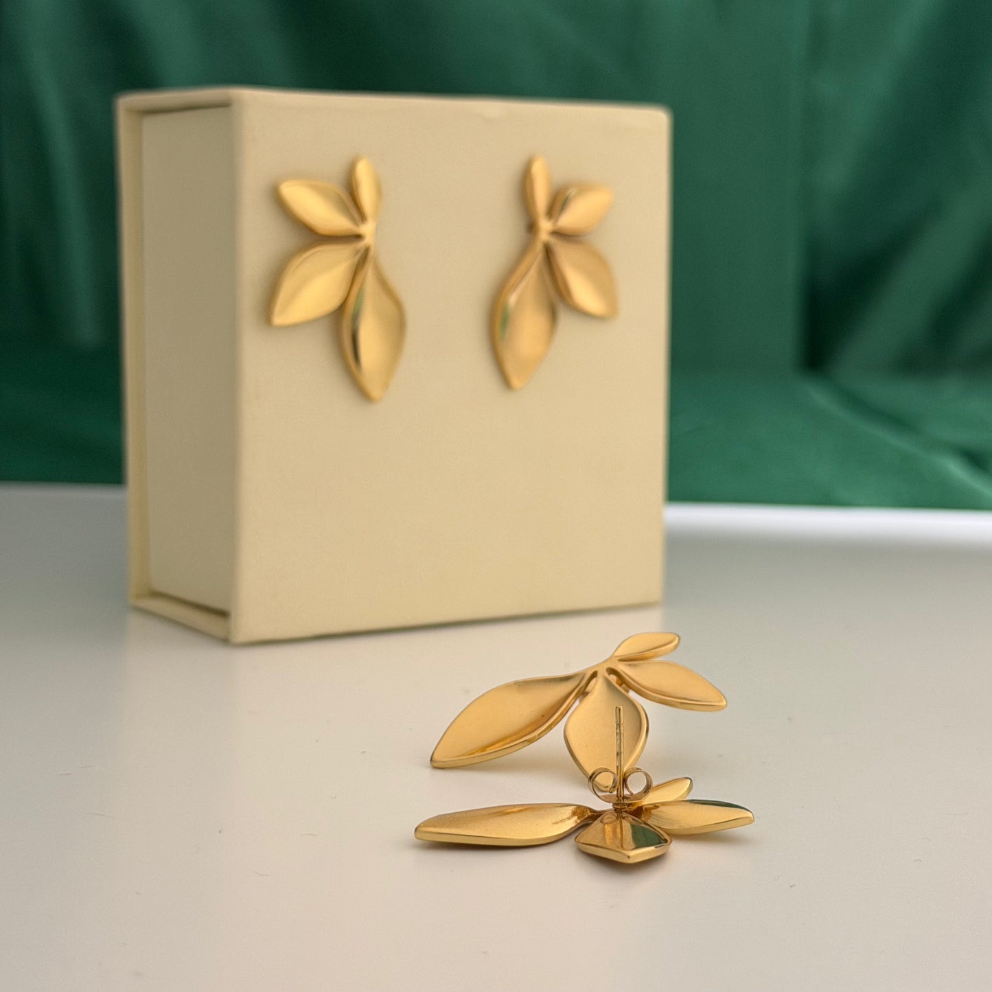 Olive Grace Stud Earrings