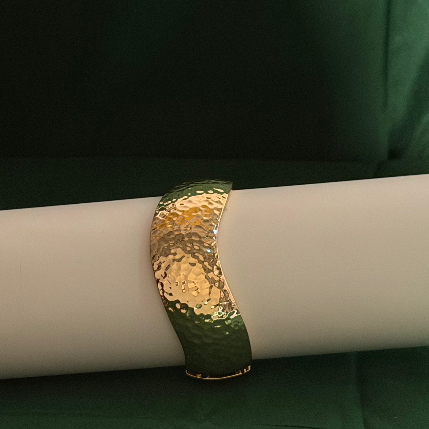 Aurelia Hammered Gold Cuff