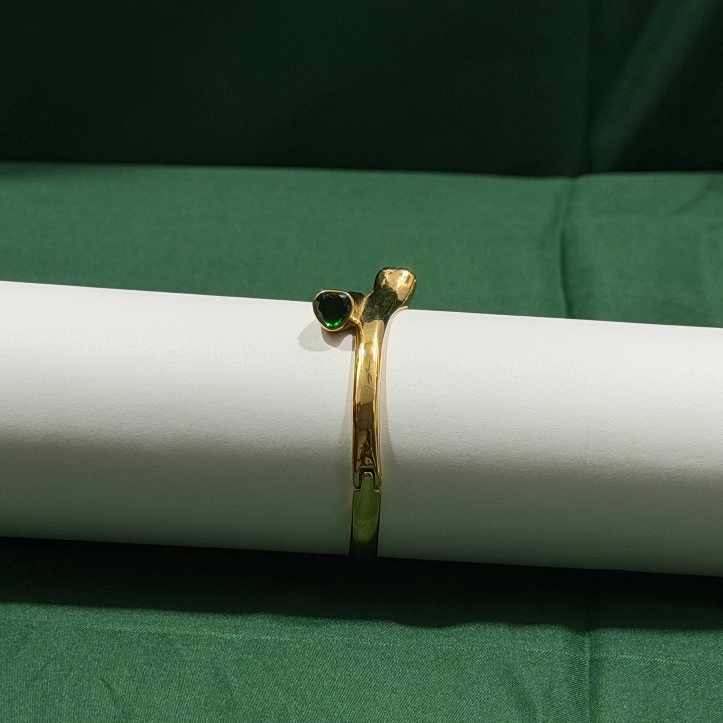 Golden Flux Sculpted Cuff