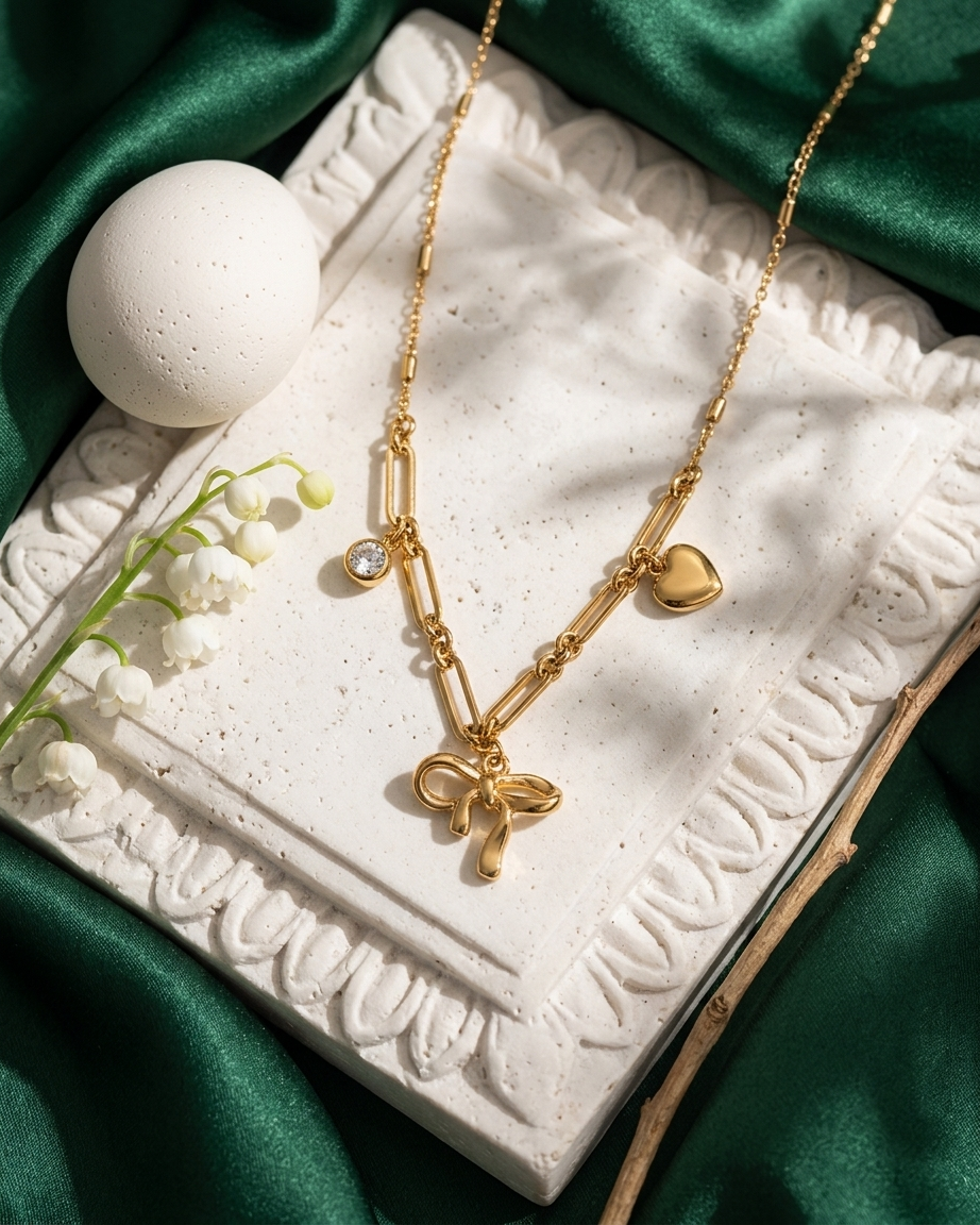 Grace Bow Chain Necklace