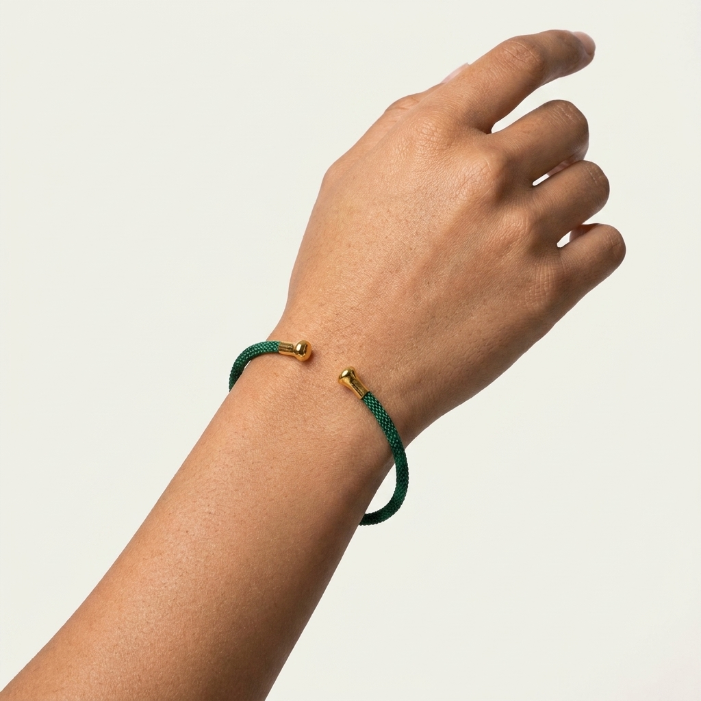 Woven Mesh Open Cuff