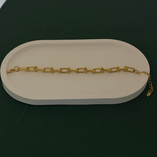 Vela Bold Link Bracelet