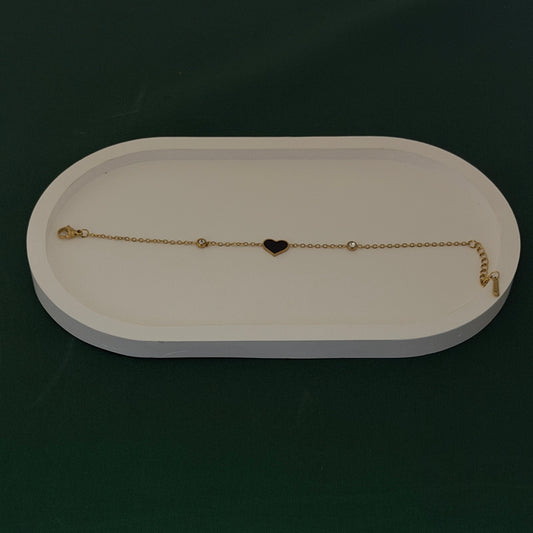 Midnight Heart Grace Bracelet