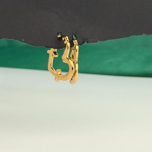 Aura Curve Mini Hoops