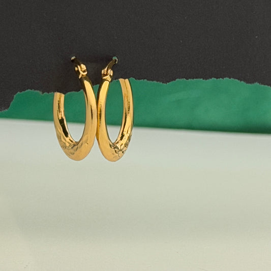 Forma Hammered Hoops