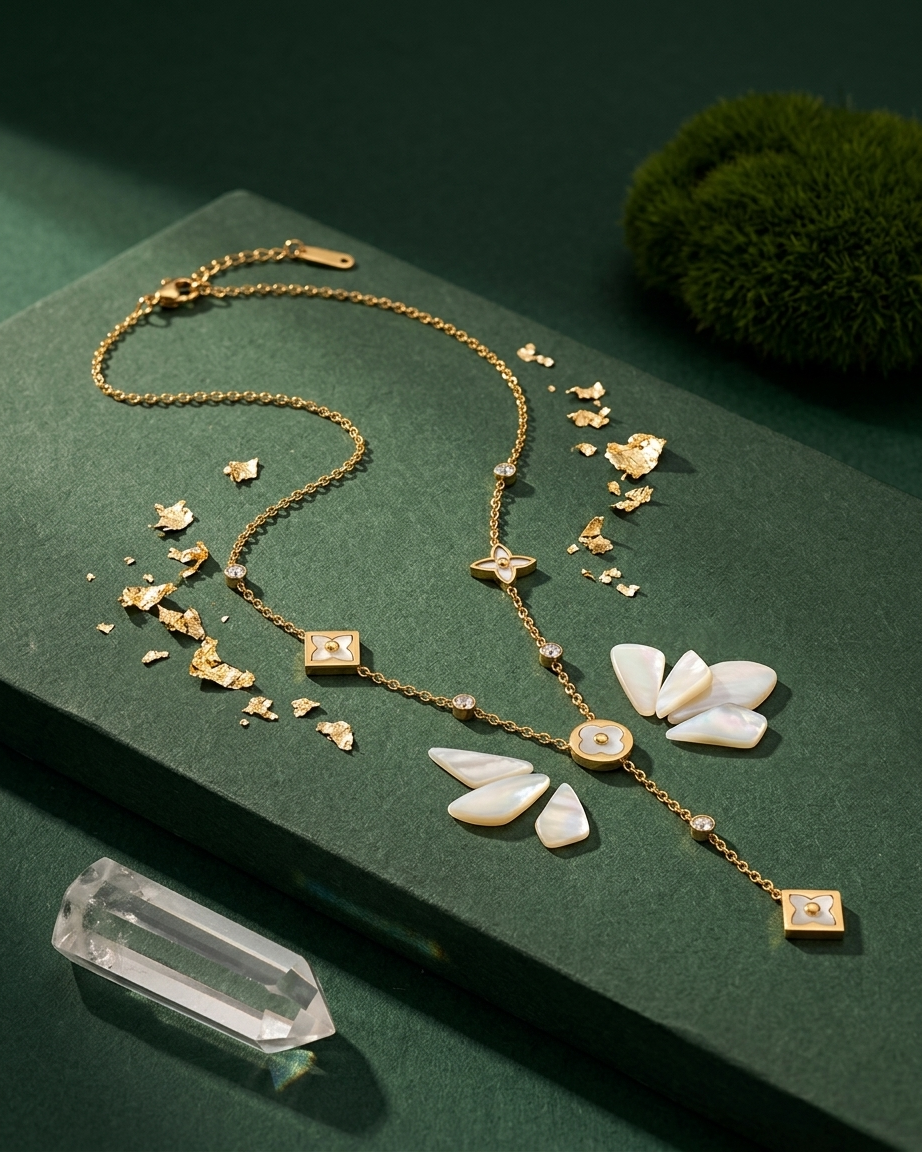 Enchanted Floré Charm Chain Necklace