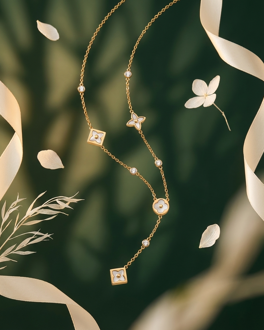 Enchanted Floré Charm Chain Necklace