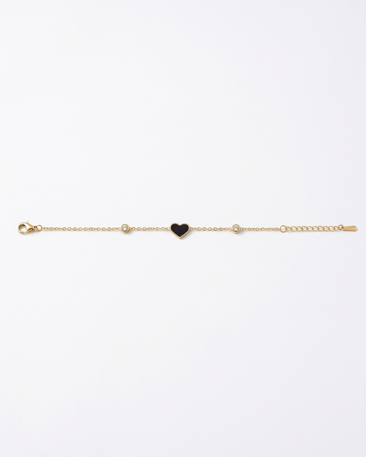 Midnight Heart Grace Bracelet
