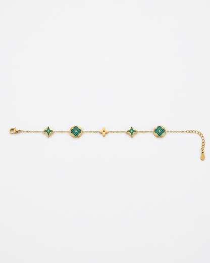 Emerald Geometry Grace Bracelet