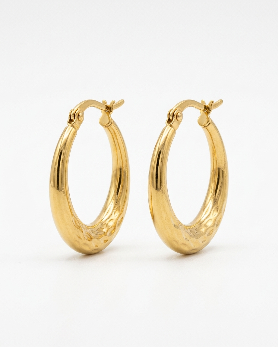 Forma Hammered Hoops