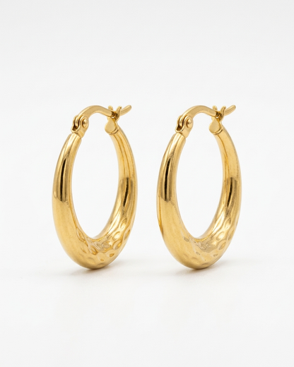 Forma Hammered Hoops