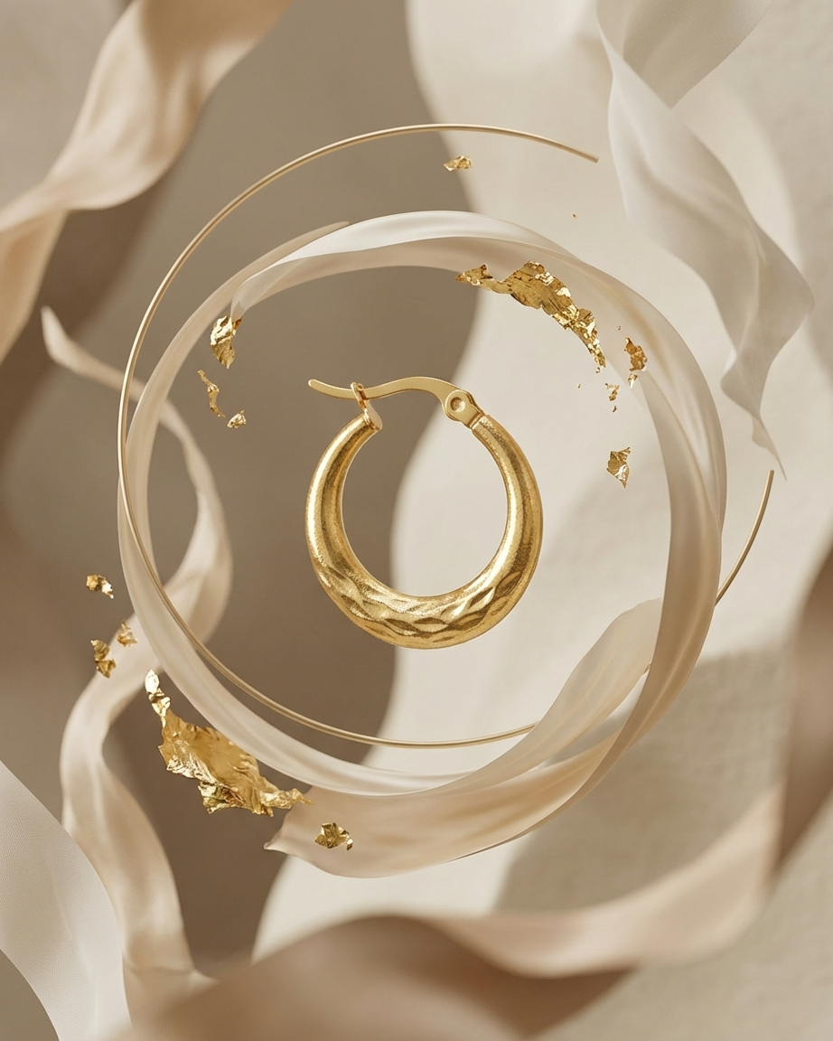 Forma Hammered Hoops