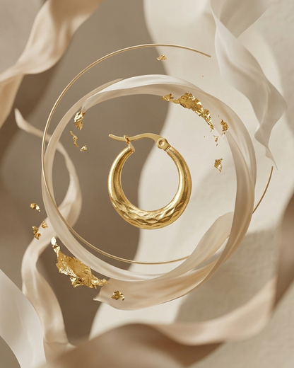 Forma Hammered Hoops