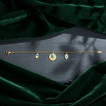 Gold Evil Eye & Hamsa Charm Bracelet
