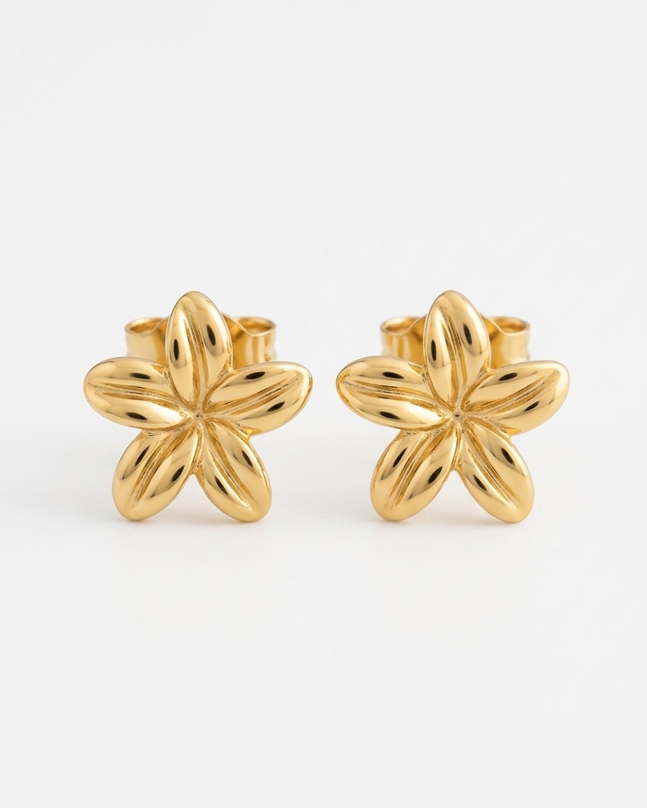 Petal Glow Stud Earrings