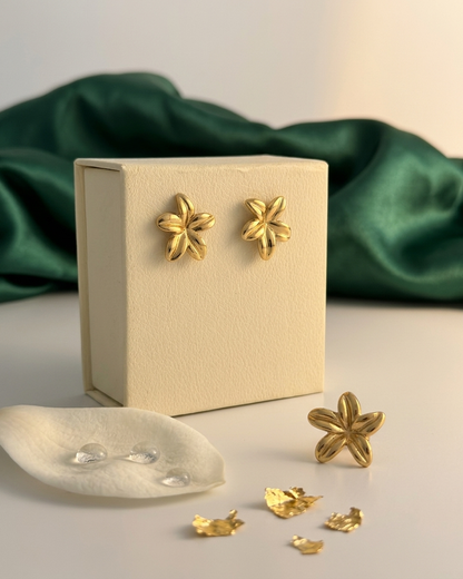Petal Glow Stud Earrings