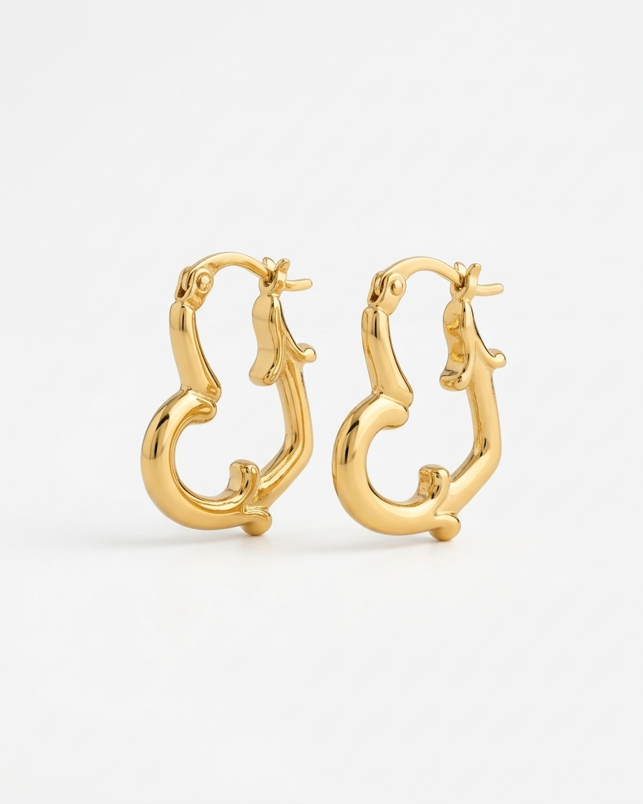 Aura Curve Mini Hoops