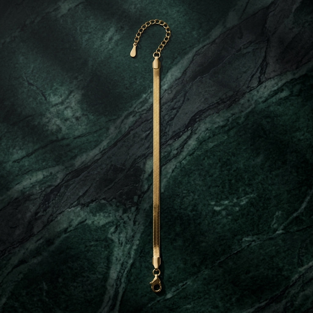 Gold Snake Chain Bracelet