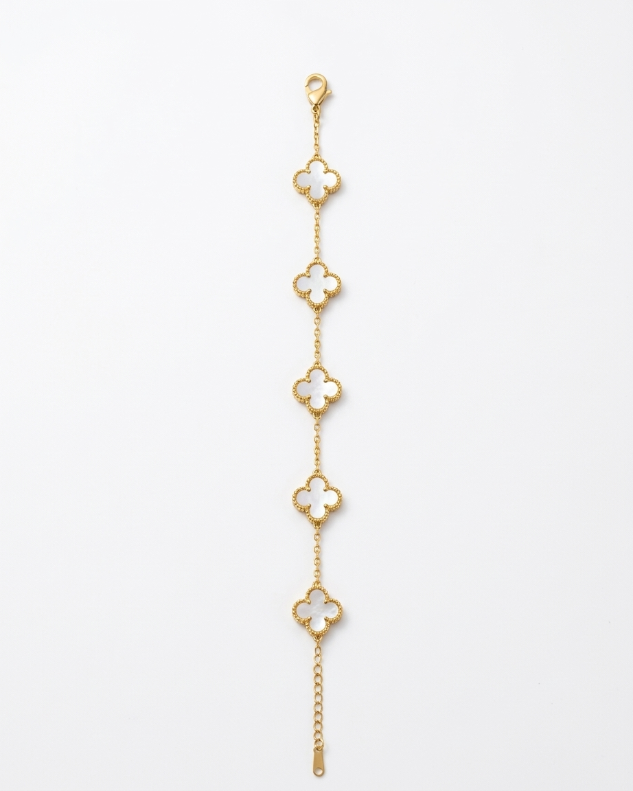 Ivory Clover Grace Bracelet