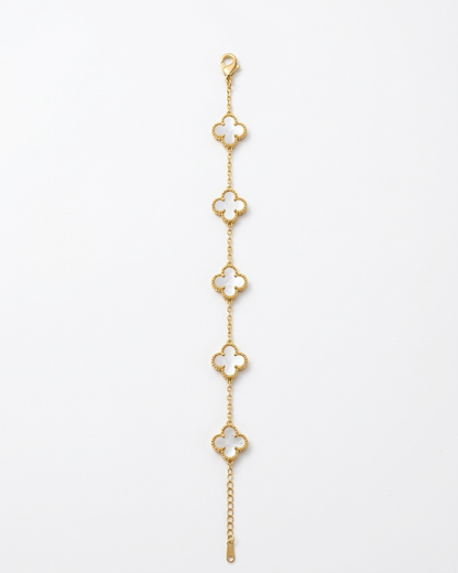 Ivory Clover Grace Bracelet