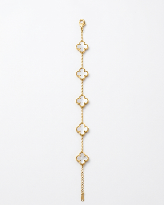 Ivory Clover Grace Bracelet